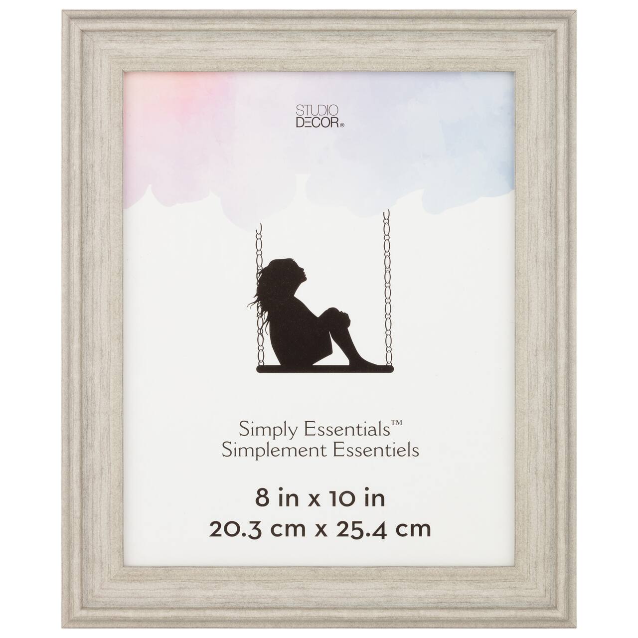 12 Pack: Light Gray Scoop Frame, Simply Essentials™ by Studio Décor®